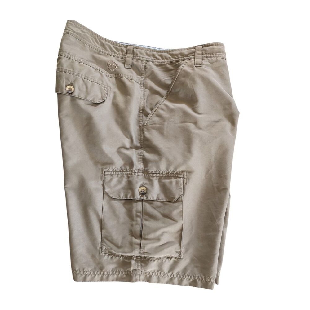 Magellan Outdoors Shorts Mens Size 42 Mag Repel Fish Gear Khaki Cargo 10" Shorts